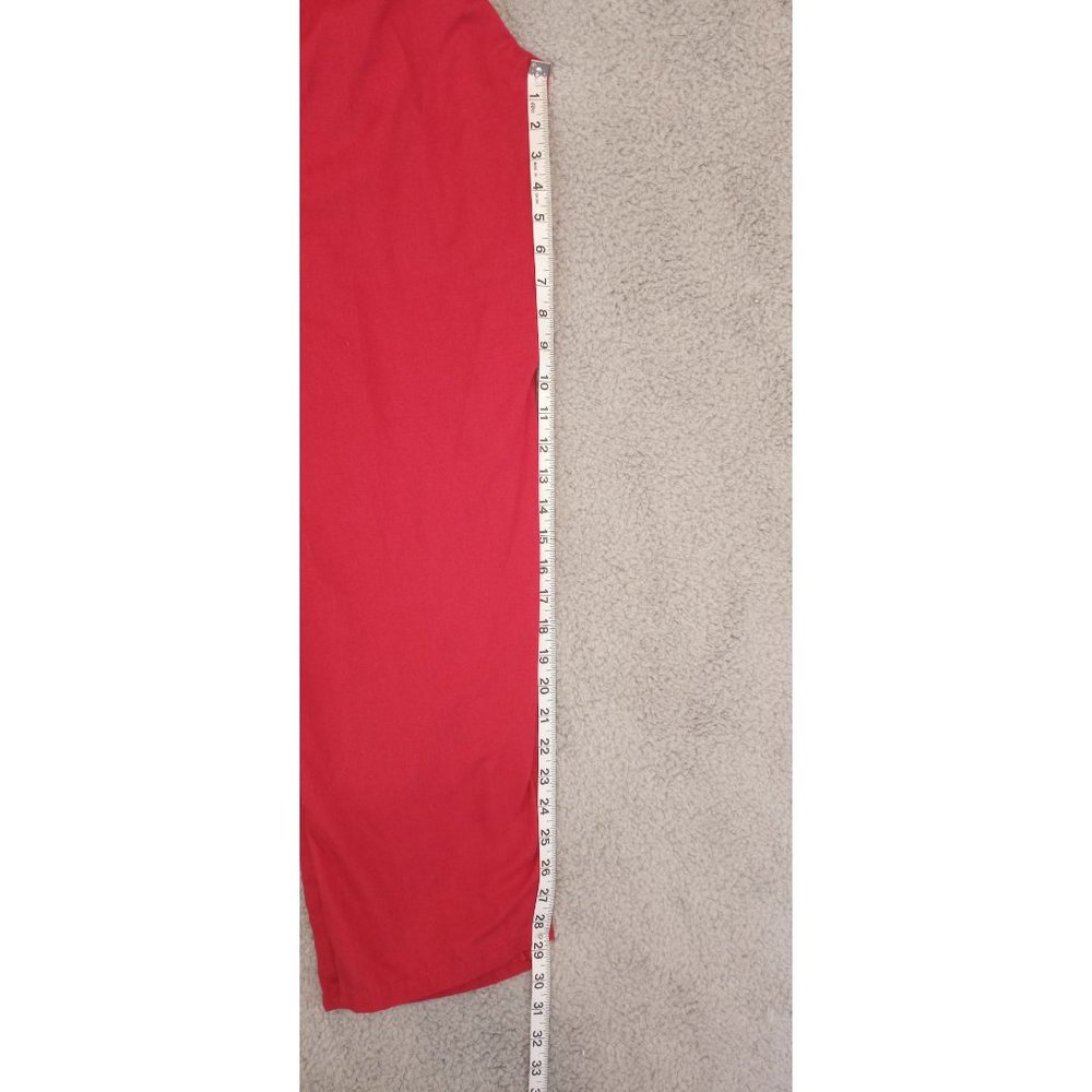 Greentown Original   Work Wear for Women Size Small Red Scrub  Pull - On Cargo - Picture 10 of 10